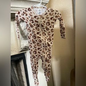 Leopard Zip Onesie
